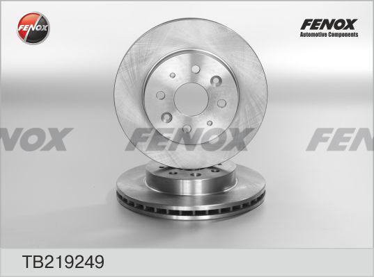 Fenox TB219249 - Гальмівний диск autozip.com.ua
