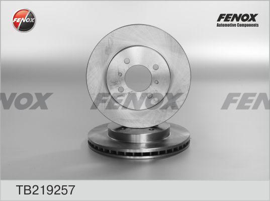 Fenox TB219257 - Гальмівний диск autozip.com.ua