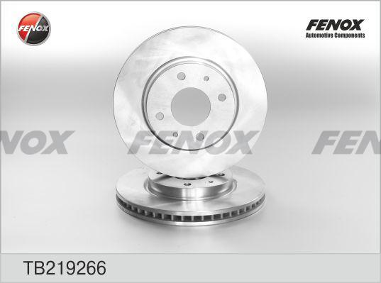 Fenox TB219266 - Гальмівний диск autozip.com.ua