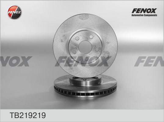 Fenox TB219219 - Гальмівний диск autozip.com.ua