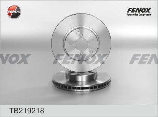 Fenox TB219218 - Гальмівний диск autozip.com.ua