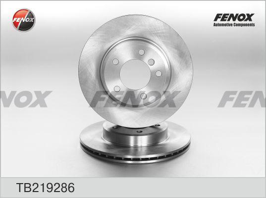 Fenox TB219286 - Гальмівний диск autozip.com.ua