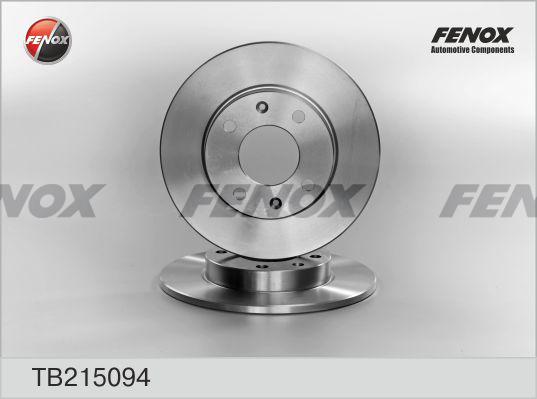 Fenox TB215094 - Гальмівний диск autozip.com.ua