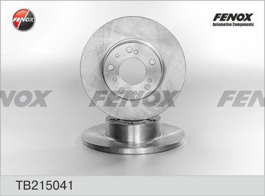 Fenox TB215041 - Гальмівний диск autozip.com.ua