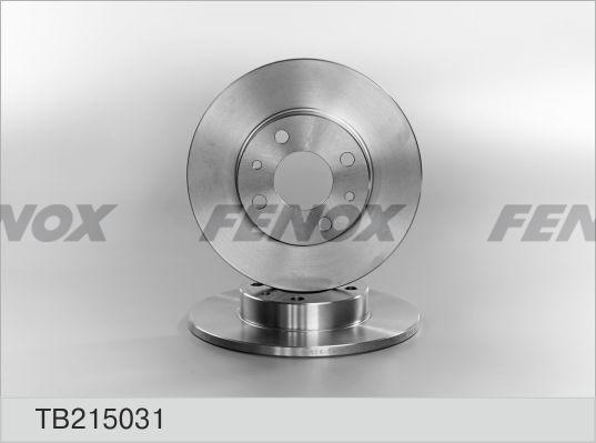 Fenox TB215031 - Гальмівний диск autozip.com.ua