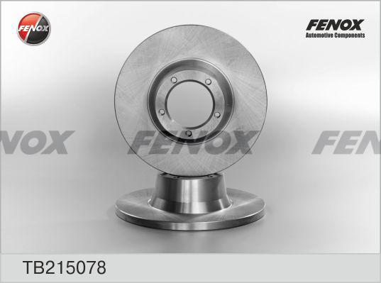 Fenox TB215078 - Гальмівний диск autozip.com.ua