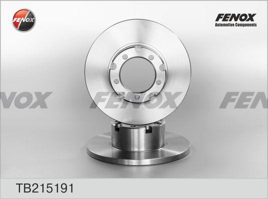 Fenox TB215191 - Гальмівний диск autozip.com.ua