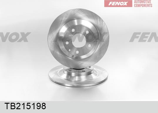 Fenox TB215198 - Гальмівний диск autozip.com.ua