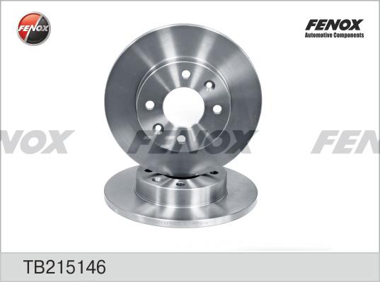 Fenox TB215146 - Гальмівний диск autozip.com.ua