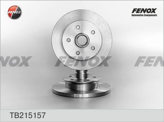 Fenox TB215157 - Гальмівний диск autozip.com.ua