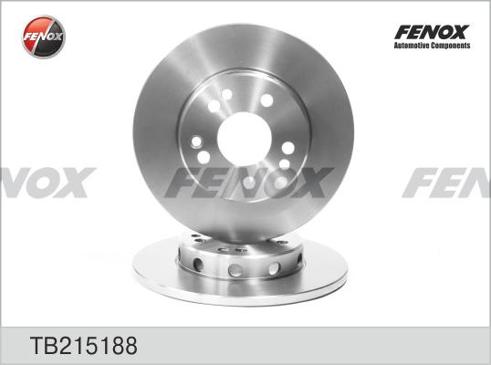Fenox TB215188 - Гальмівний диск autozip.com.ua