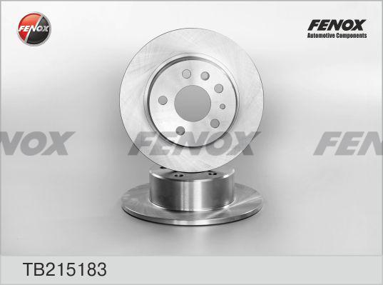 Fenox TB215183 - Гальмівний диск autozip.com.ua