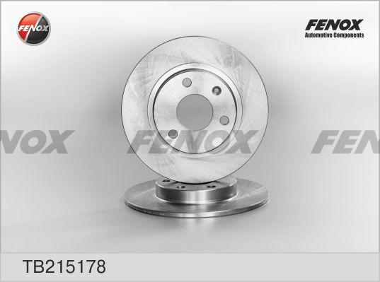 Fenox TB215178 - Гальмівний диск autozip.com.ua