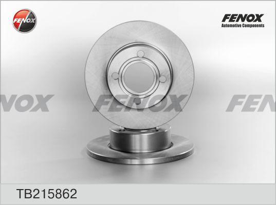 Fenox TB215862 - Гальмівний диск autozip.com.ua