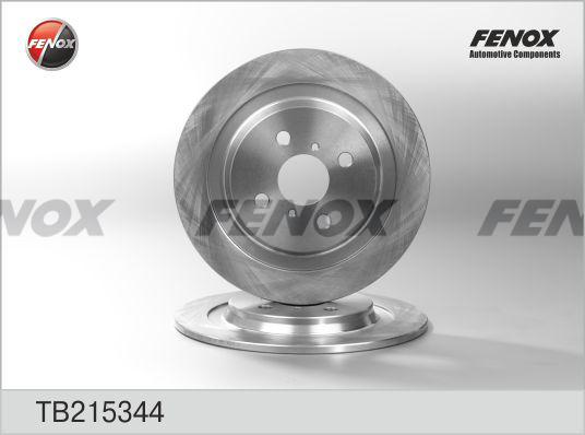 Fenox TB215344 - Гальмівний диск autozip.com.ua