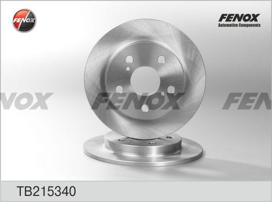 Fenox TB215340 - Гальмівний диск autozip.com.ua