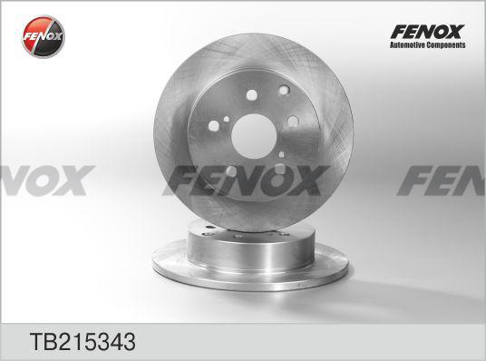 Fenox TB215343 - Гальмівний диск autozip.com.ua