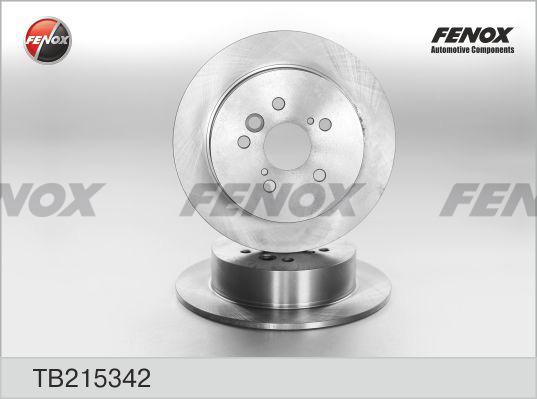 Fenox TB215342 - Гальмівний диск autozip.com.ua