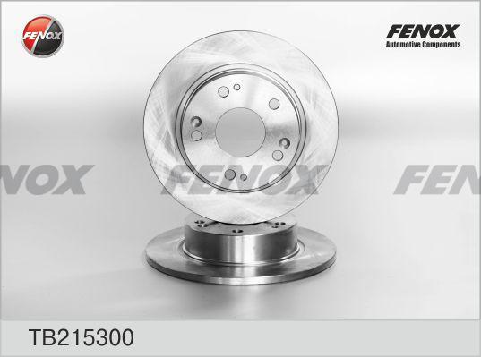 Fenox TB215300 - Гальмівний диск autozip.com.ua