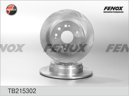 Fenox TB215302 - Гальмівний диск autozip.com.ua