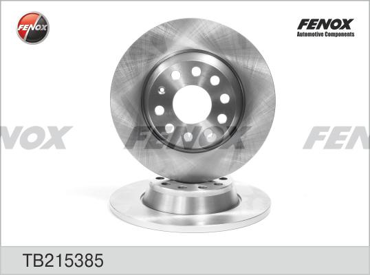 Fenox TB215385 - Гальмівний диск autozip.com.ua
