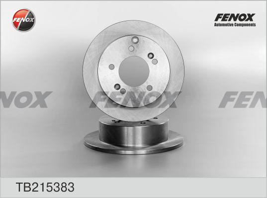 Fenox TB215383 - Гальмівний диск autozip.com.ua