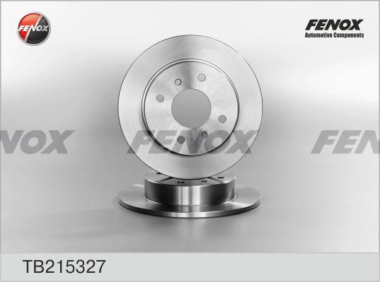 Fenox TB215327 - Гальмівний диск autozip.com.ua