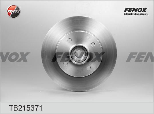 Fenox TB215371 - Гальмівний диск autozip.com.ua