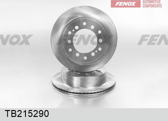 Fenox TB215290 - Гальмівний диск autozip.com.ua