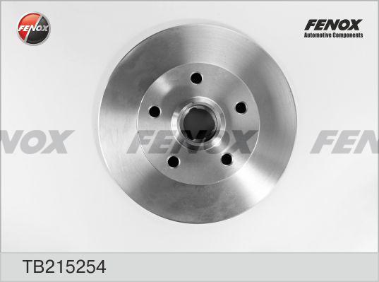 Fenox TB215254 - Гальмівний диск autozip.com.ua
