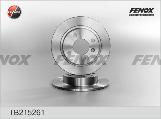 Fenox TB215261 - Гальмівний диск autozip.com.ua