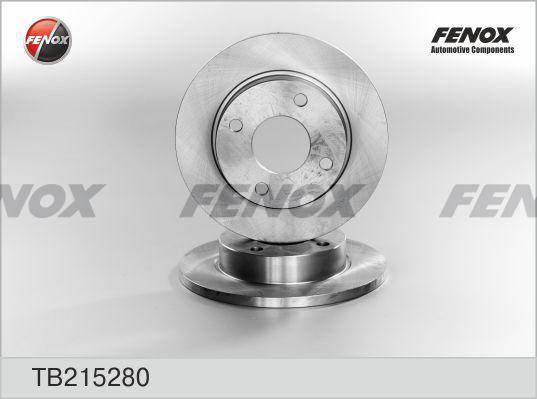 Fenox TB215280 - Гальмівний диск autozip.com.ua