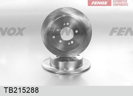 Fenox TB215288 - Гальмівний диск autozip.com.ua