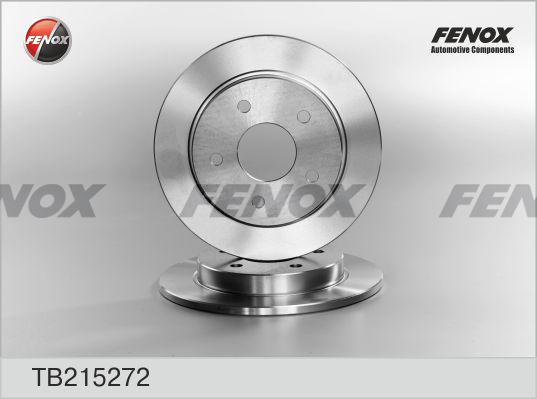 Fenox TB215272 - Гальмівний диск autozip.com.ua