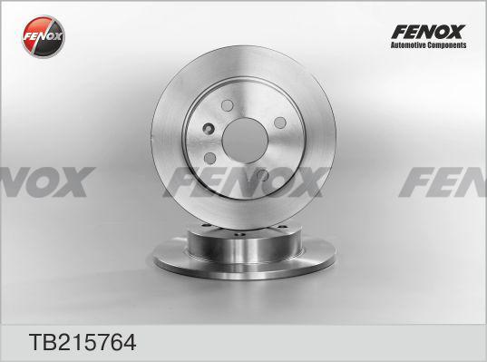 Fenox TB215764 - Гальмівний диск autozip.com.ua