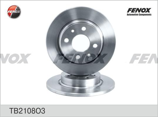 Fenox TB2108O3 - Гальмівний диск autozip.com.ua
