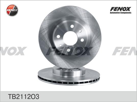 Fenox TB2112O3 - Гальмівний диск autozip.com.ua