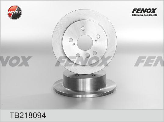 Fenox TB218094 - Гальмівний диск autozip.com.ua