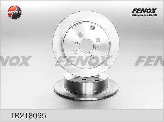 Fenox TB218095 - Гальмівний диск autozip.com.ua
