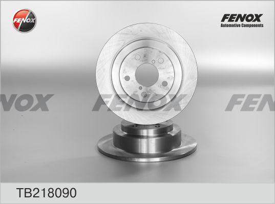 Fenox TB218090 - Гальмівний диск autozip.com.ua