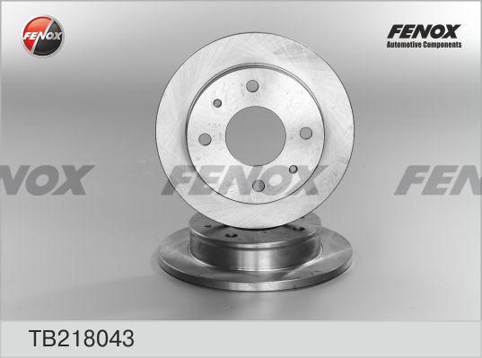 Fenox TB218043 - Гальмівний диск autozip.com.ua