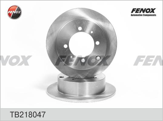 Fenox TB218047 - Гальмівний диск autozip.com.ua