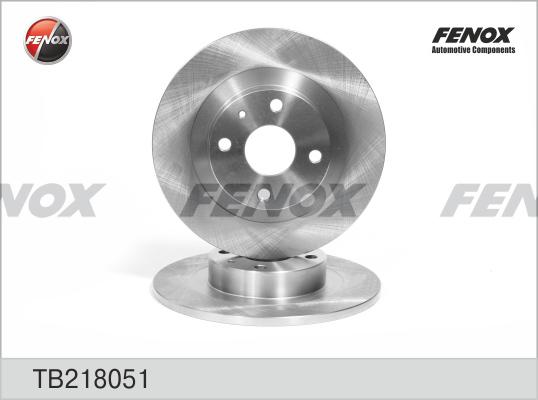 Fenox TB218051 - Гальмівний диск autozip.com.ua