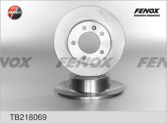 Fenox TB218069 - Гальмівний диск autozip.com.ua