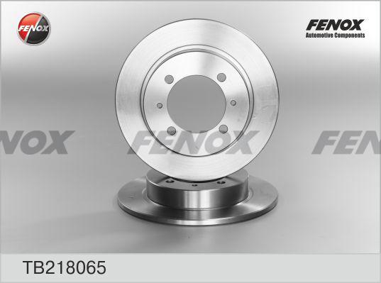 Fenox TB218065 - Гальмівний диск autozip.com.ua
