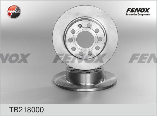 Fenox TB218000 - Гальмівний диск autozip.com.ua