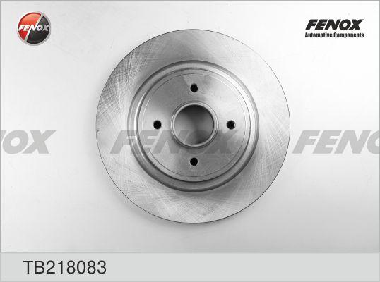 Fenox TB218083 - Гальмівний диск autozip.com.ua