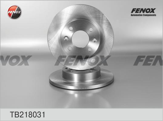 Fenox TB218031 - Гальмівний диск autozip.com.ua