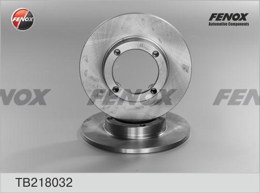 Fenox TB218032 - Гальмівний диск autozip.com.ua
