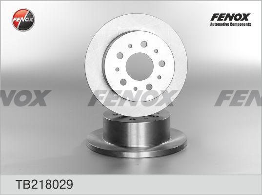 Fenox TB218029 - Гальмівний диск autozip.com.ua